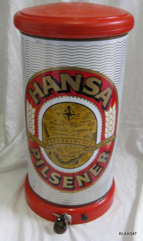 HANSA : TIN SHAPED - LOCKABLE STORAGE : 58cm HIGH - 30cm DIAMETER