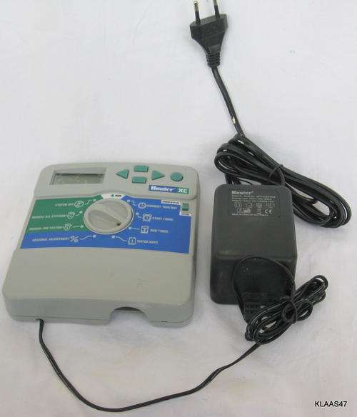 HUNTER XC : IRRIGATION CONTROLLER FOR INDOOR USE ONLY : **SCREEN COMES** NO MANUAL**