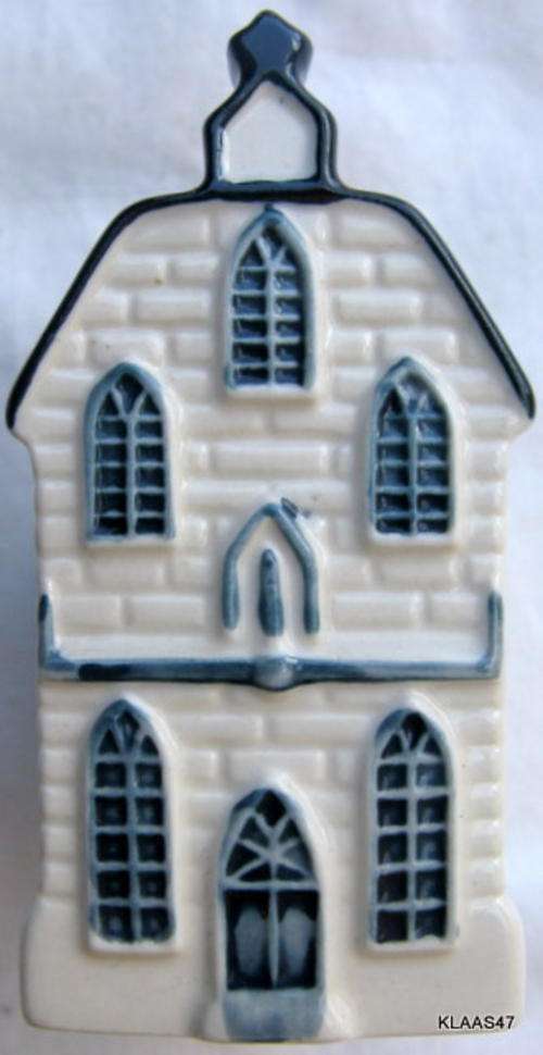 BLUE DELFT'S : KLM - BOLS AMSTERDAM 1575 : HOUSE NO 7 : **STILL SEALED - HAS LIQUID IN IT**