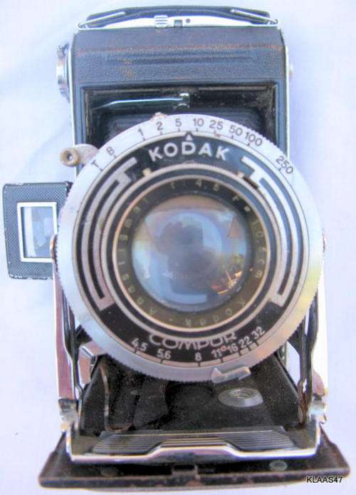 KODAK : COMPUR : FOLDING CAMERA : BELLOWS STILL GOOD : VOLLENDA 620
