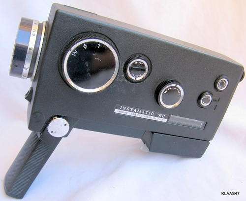 KODAK : INSTAMATIC M8 : MOVIE CAMERA : MADE IN USA : **GOOD FOR DISPLAY OR PROP**