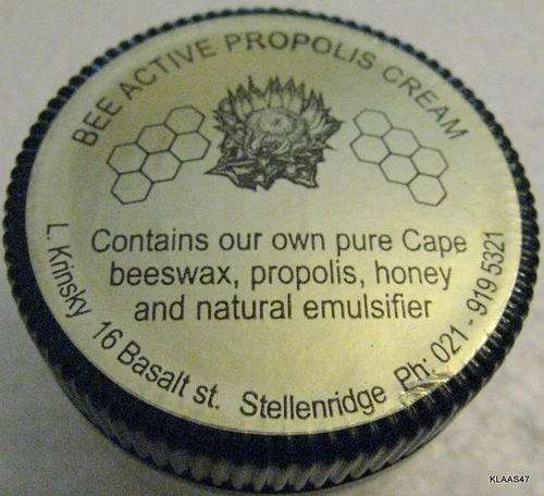 BEE ACTIVE :   PROPOLIS  CREAM : 20g