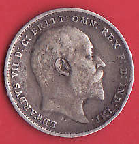 1902 : BRITSH : 3d : EDWARD V11