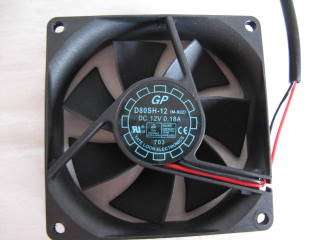 DC ELECTRONIC FAN  12V 0.18A  8cm SQ  22mm DEPTH  (**USED IN COMPUTERS**BILTONG DRIER**