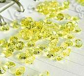 Citrus Yellow Crystal Table Confetti (4.5mm)