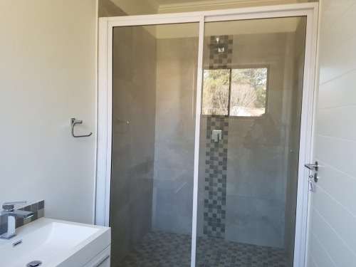 2 Sets of Aluminium Shower Doors