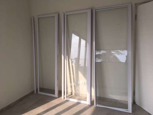 2 Sets of Aluminium Shower Doors