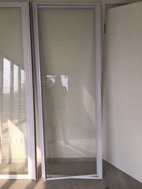 2 Sets of Aluminium Shower Doors