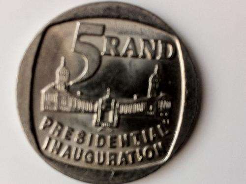 1994 Nelson Mandela R5 Presidential Inauguration Coins