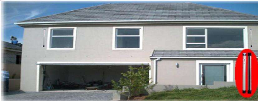 SELCO 6 beam infrared strip outdoor barrier beams (pair) height 1200mm 30m between beams