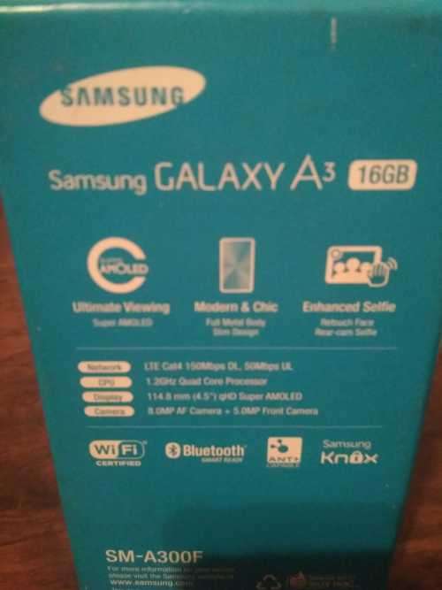 Samsung Galaxy A3 16gb