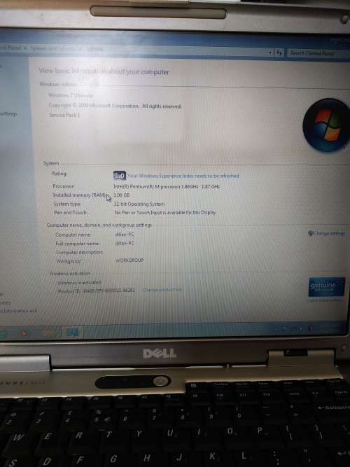 Dell Latitude D510 Laptop 100% Working