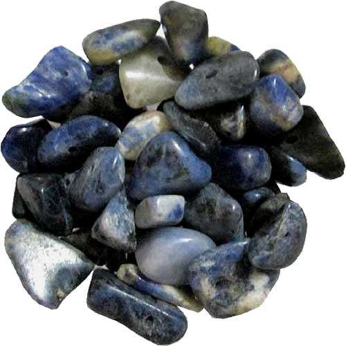 Natural SODALITE X-large chip beads 10-13mm, 40cm strand