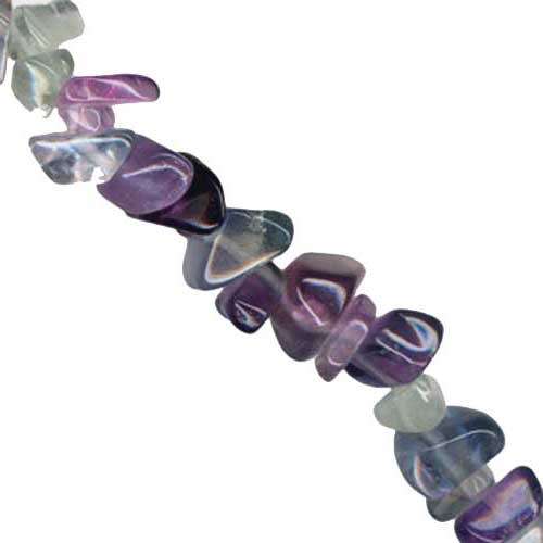 Natural FLUORITE chip beads 4-6mm, 40cm strand