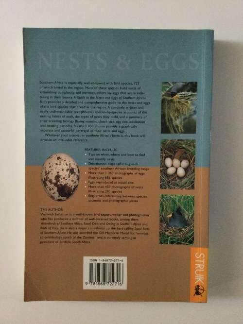 A guide to the nests and eggs of Southern African birds, W. Tarboton, 2001