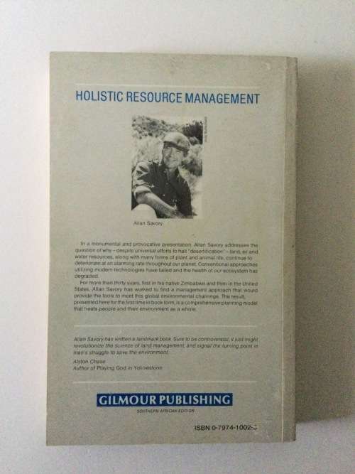 Holistic Resource Management, Allan Savory, 1991