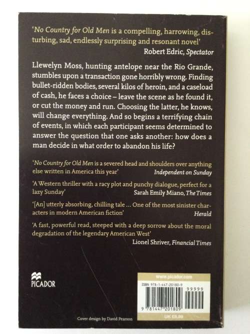 No Country For Old Men, Cormac McCarthy, 2011