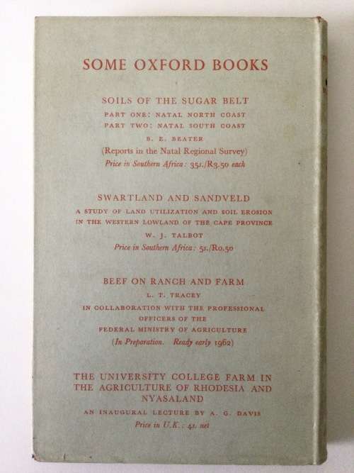 Soil Fertility, Fourth Ed, I. De V. Malherbe, 1962