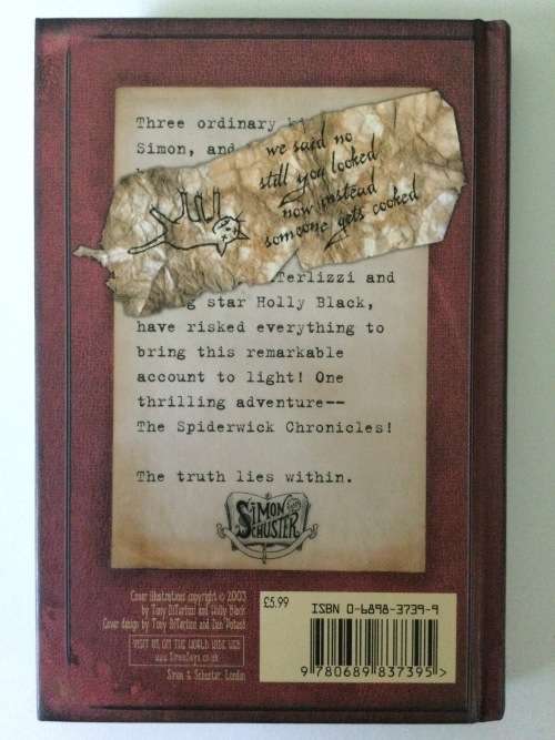 The Spiderwick Chronicles, Book 2, The Seeing Stone, T DiTerlizzi and H Black, 2003