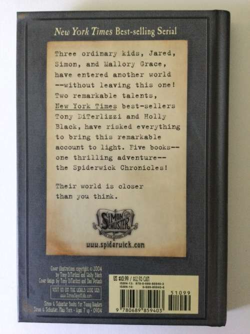 The Spiderwick Chronicles, Book 5, The Wrath Of Mulgarath, T DiTerlizzi and H Black, 2004