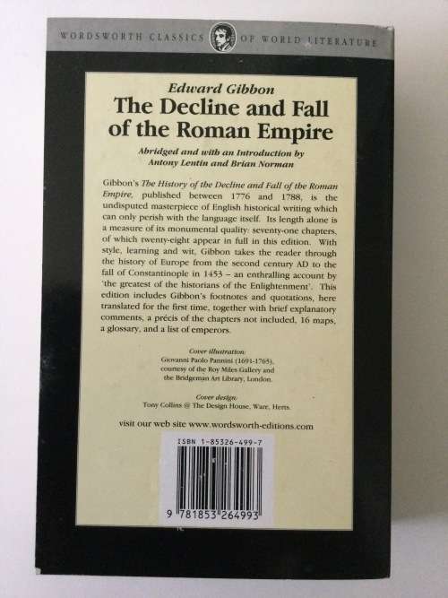 The Decline And Fall Of The Roman Empire, Edward Gibbon, 1998