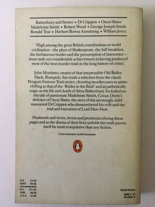 Famous Trials, John Mortimer QC, 1984