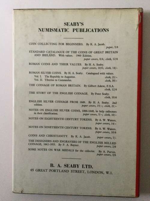 Greek Coins And Their Values, Seaby`s Numismatic Publications, 1959