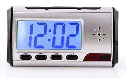 Camera Alarm Clock Micro Hidden Nanny Cam Motion Detection Mini DV DVR Video Spy