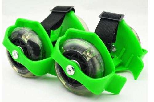 Flashing Roller Skates - Green
