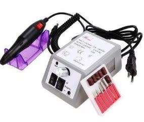 Professional Mini Electric Nail Drill File Machine Polish Acrylic Manicure Pedicure Kit- Silver