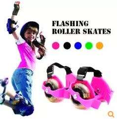Flashing Roller Skates - Pink