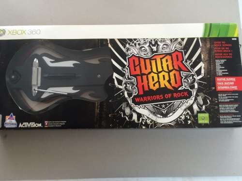 Wireless Guitar Hero Guitar and Game - XBOX 360
