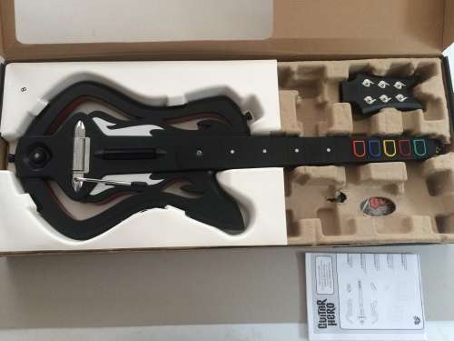 Wireless Guitar Hero Guitar and Game - XBOX 360