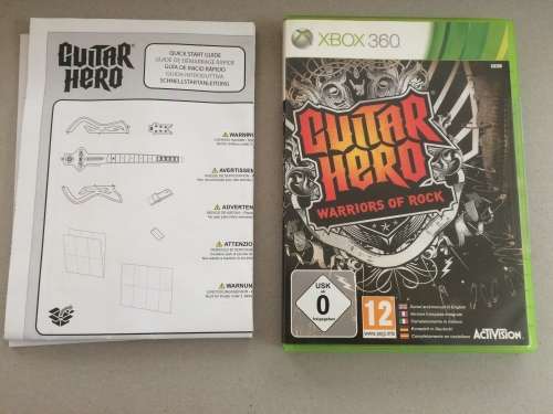 Wireless Guitar Hero Guitar and Game - XBOX 360