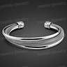 Geniune Solid Sterling Silver 925 Titl Mesh Braclet for Ladies