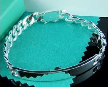 charm solid silver 925 Men's Bracelets+gift box