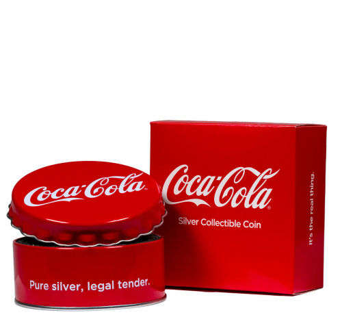 2018 COCA-COLA BOTTLE CAP - 6 GRAM SILVER COIN - NGC PF70 ULTRA CAMEO