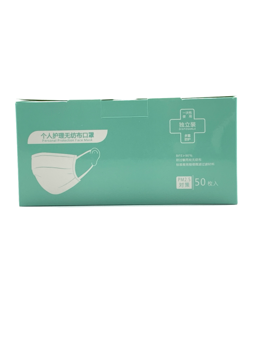 Protective Disposable Face Mask 3-Layer Non-woven 50pcs (DELIVERY DURING LOCK-DOWN)