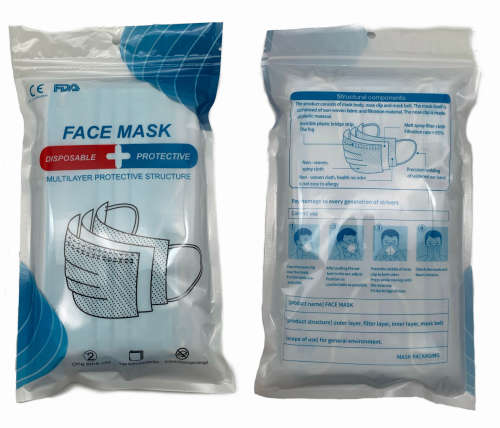 Disposable Medical Mask 3Ply Pack Of 10