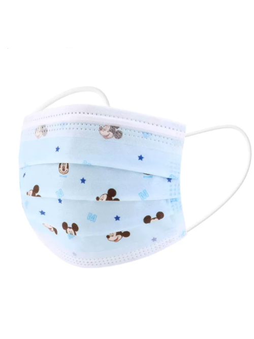 Face Mask - Disposable Protective for Children - Mickey 10 Pack