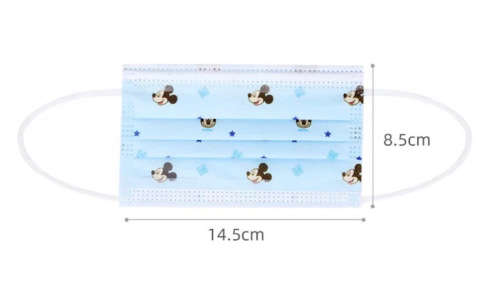Face Mask - Disposable Protective for Children - Mickey 10 Pack