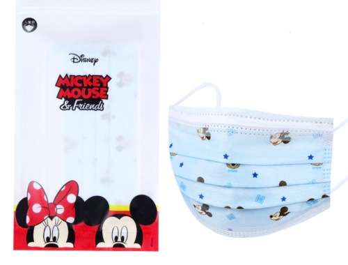 Face Mask - Disposable Protective for Children - Mickey 10 Pack