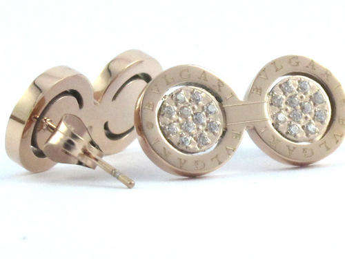 ***R899*** 14K Gold Plated [ Bvlgari Earings ] Look Speaks when Words Can't [ LustforLooks ]