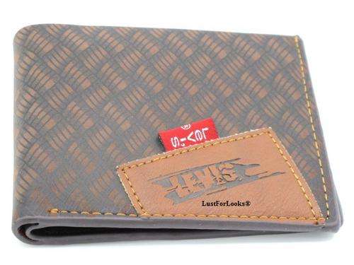 *** Genuine Leather *** Levis Wallet ( UniSex ) *** Crazy Auction *** Look Speak's When Words Can't