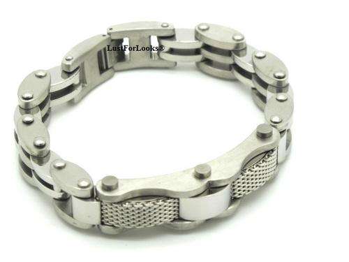 *** Silver Plated *** Stainless Steek *** Bracelet For Him ( Men ) *** Not a Cheap Material ***