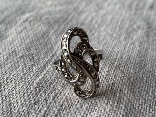 Sterling Silver Marcasite Ring