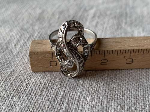 Sterling Silver Marcasite Ring