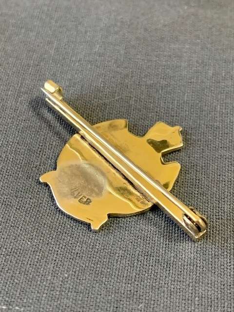 Sterling Silver South African Army Engineers/Genie Corps Pin **R1 START**