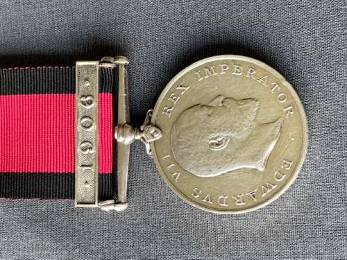 1906 Natal Rebellion Medal to Trooper AJLS GELDART, BORDER MTD. RIFLES. **R1 START**