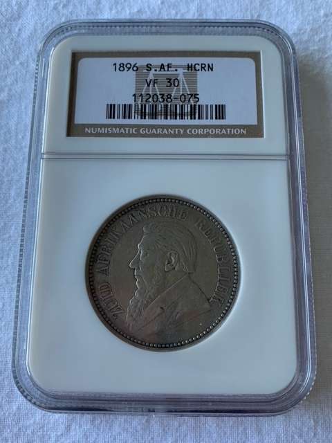1896 South Africa ZAR Kruger Silver Half-Crown 2.5 Shillings NGC VF 30 **R1 START**